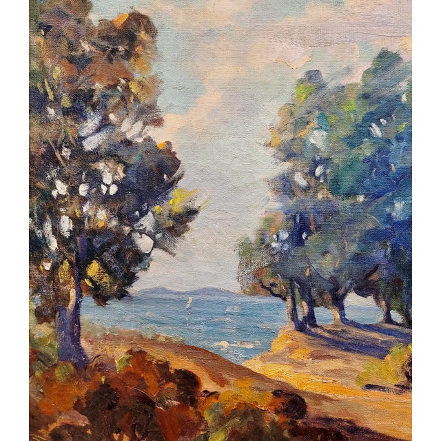 1940s Horatio Nelson Poole - 1945 Lake Tahoe Landscape -Oil Painting For Sale - Image 5 of 8