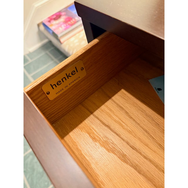 Henkel Harris Henkel Harris Three Drawer Small Chest For Sale - Image 4 of 6