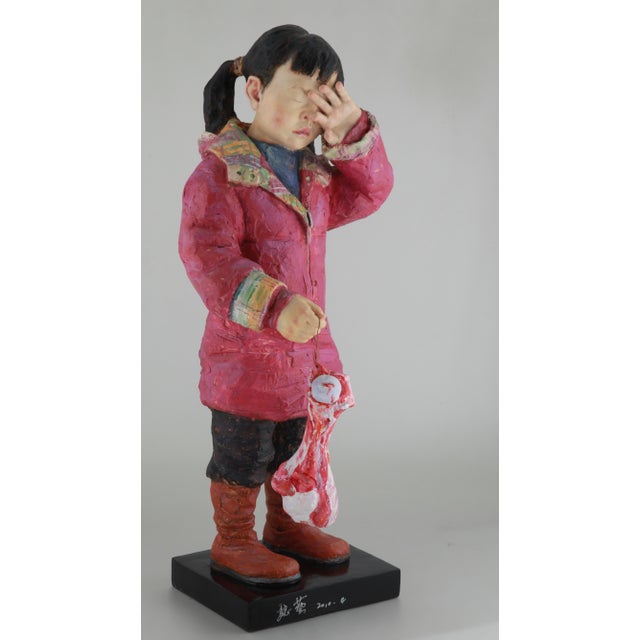 Original rare unique sculpture by chinese social artist wei yi artist: wei yi (魏艺) title: wang meili (王美丽) series:...