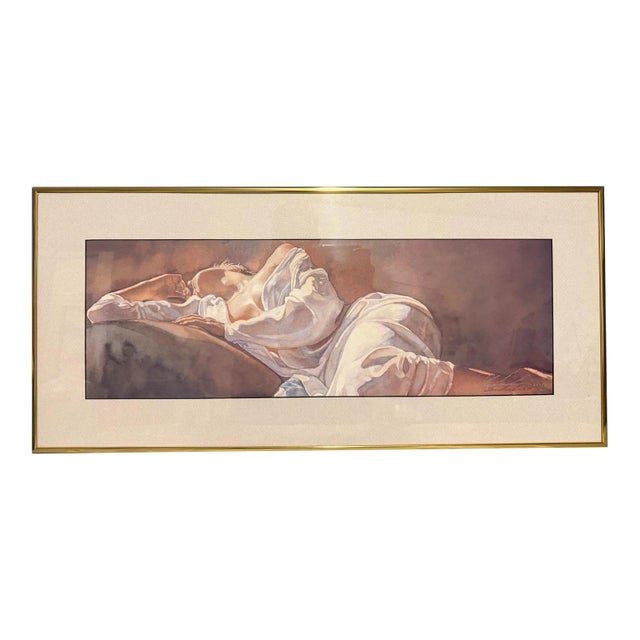 1991 Steve Hanks "Emotional Appeal" Framed Signed Numbered 647/999 Print With Coa For Sale