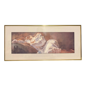 1991 Steve Hanks "Emotional Appeal" Framed Signed Numbered 647/999 Print With Coa