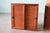 Studio Made Walnut Mid Century Modern 2 Sided Cabinets Set of 3 For Sale - Image 13 of 13
