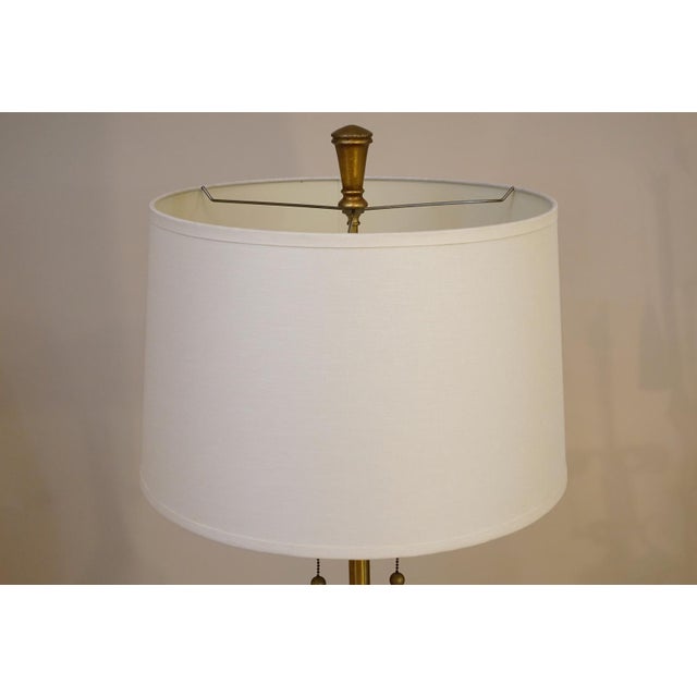 1960s Marbro Hollywood Regency Neoclassic Modern Elaborate Porcelain Floor Lamp One-of-a-Kind For Sale - Image 11 of 13