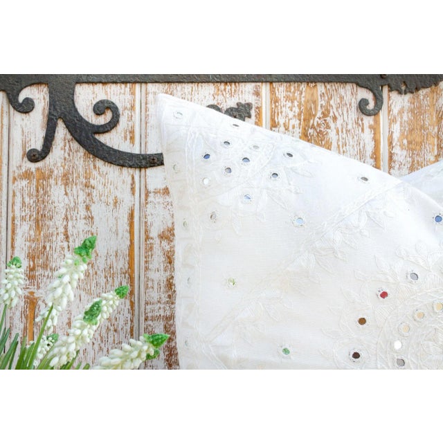 Early 21st Century Sheesha Embroidered Pillow For Sale - Image 5 of 8