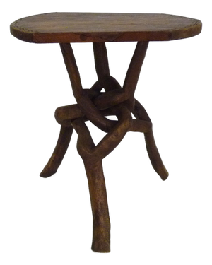 Vintage Side Table in Kola Wood, 1960s