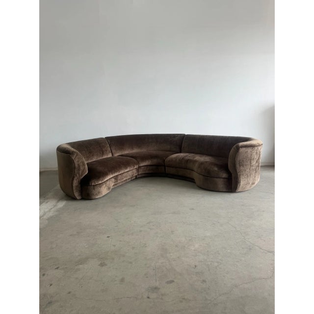 W142 D46 H33 Seat H17 D23 & 32 Overall Curve Depth 84 No floor model at this time Handcrafted in house from scratch. Item...