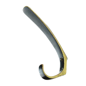 Brass Hooks in the style of Carl Auböck, 1950s, Set of 7