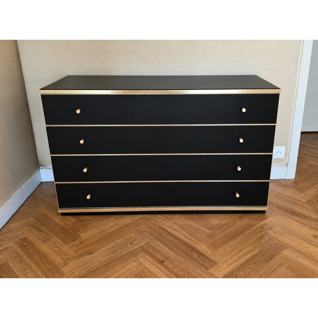 A chest of drawers by maison roméo, paris, attributed to jean-claude mahey, dating from the 1970s. this model features...