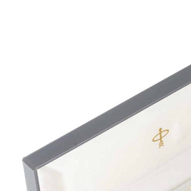 Parker pen set. France; 1980s; Parker 45 model in a case containing a fountain pen with a reversible steel and gold nib;...