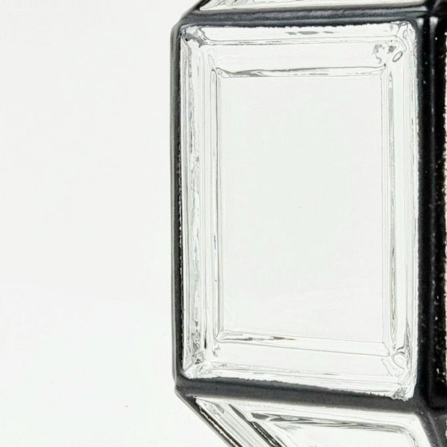 Mid-Century Modern Large Mid-Century Octagonal Glass Pendants from Limburg, Germany, 1960s-1970s, Set of 2 For Sale - Image 3 of 11