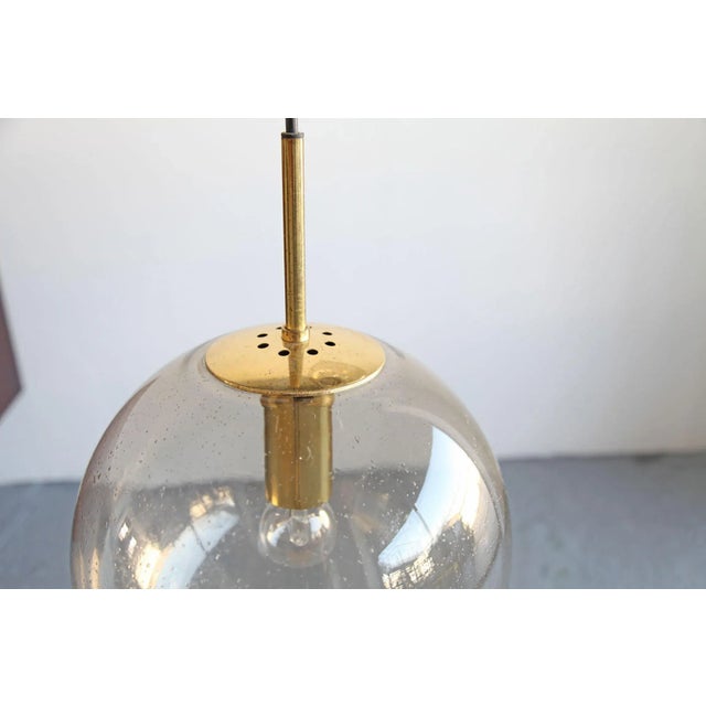 1960s Large Glass Cascade Drop Light Lamp from Limburg, 1960s For Sale - Image 5 of 7