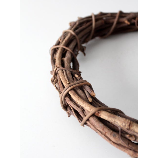 This vintage grapevine tree sculpture introduces sculptural movement and organic texture to any interior. Twisted natural...