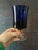 Glass Early 20th Century Deep Blue Sasaki Wineglasses Coastal Decor Jewel Tones - Set of Five (5) For Sale - Image 7 of 7