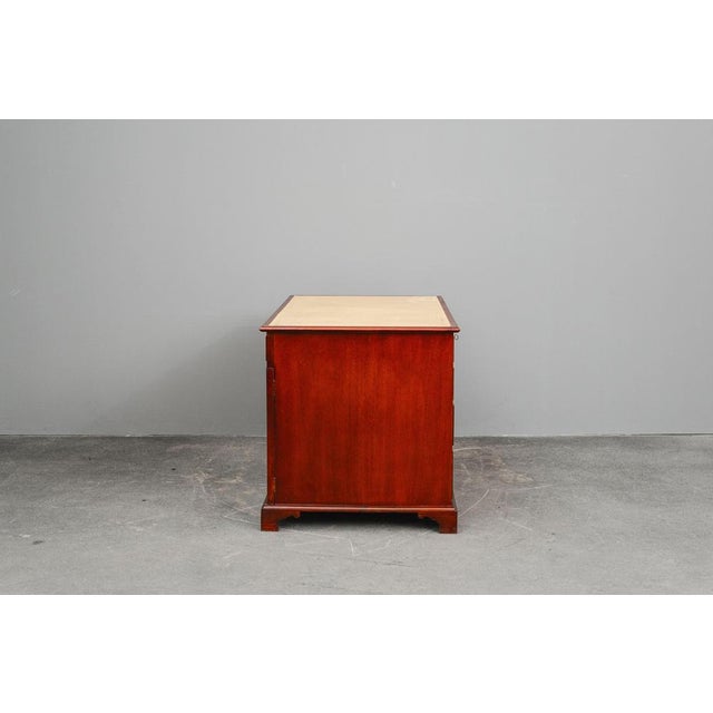 Vintage English Mahogany Desk, 20th Century For Sale - Image 10 of 18