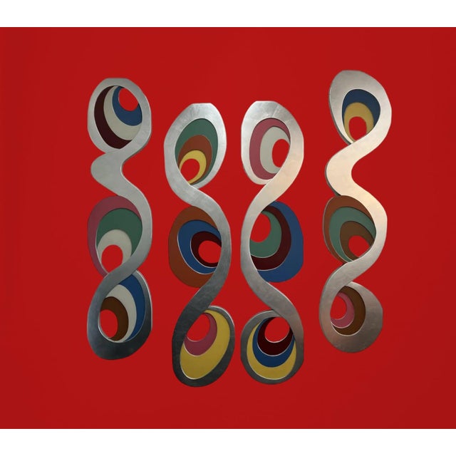 Postmodern Italian Postmodern Memphis-Style Wall Sculpture, 1980s For Sale - Image 3 of 13