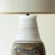 Ceramic Floor Table Lamp with Silk Lampshade attributed to R. Houben, 1970s For Sale - Image 9 of 10
