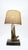 1990s Rustic Wood Table Lamp, Natural Patina, Farmhouse Decor For Sale - Image 4 of 5