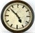 Vintage 1950s Oversized Siemens Metal Station Clock For Sale - Image 12 of 12