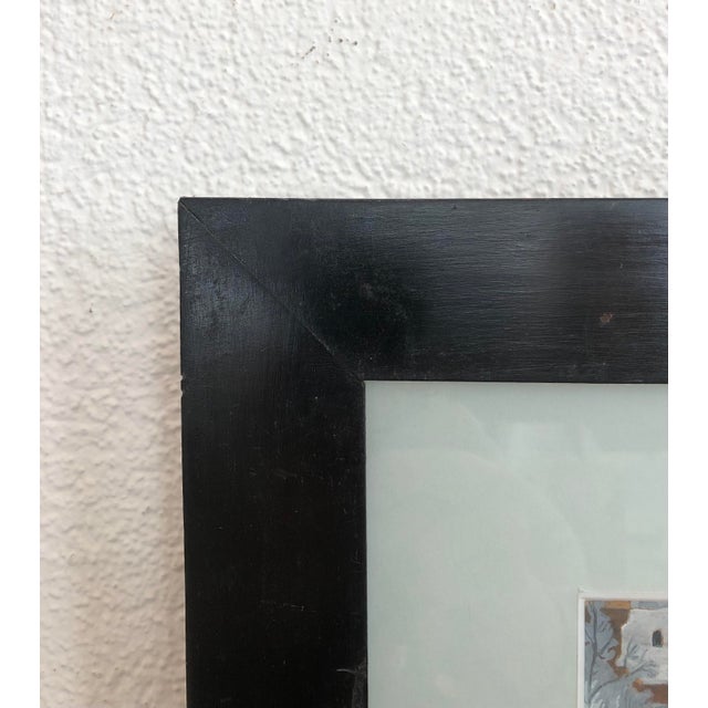 C. Démolis, Toits enneigés, 1945, Oil on Cardboard, Framed For Sale - Image 6 of 10