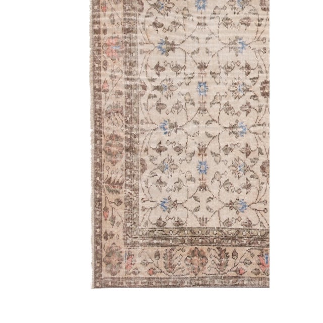 Vintage Oversize Turkish Oushak Rug 6'12" X 10'6" For Sale In Philadelphia - Image 6 of 12