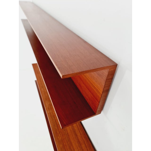 Long German Hanging Shelf by Wilheilm Renz for Walter Renz, 1960s For Sale - Image 15 of 18