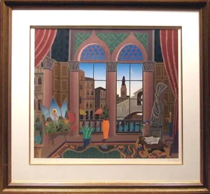 Thomas McKnight "Capriccio" Serigraph With Custom Frame Hand Signed