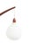Small wall lamp, teak & opal glass Design: Uno & Östen Kristiansson Manufacturer: Luxus, Sweden Very good condition Luxus...