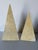 1980s Postmodern Tessellated Bone Pyramid Obelisk Sculptures – A Pair For Sale - Image 9 of 12
