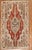 A small Size early 20th century Persian Malayer mazlagan rug in red, gray, ivory nad brown Size 2' 6" x 4' 2" (76 x 127 cm).