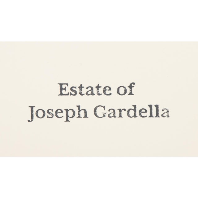 Paper Joseph Lawrence Gardella Geometric Mixed Media For Sale - Image 7 of 7