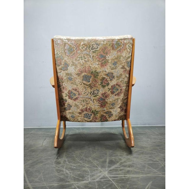Boomerang Rocking Chair attributed to Holger Georg Jensen, Denmark, 1960s For Sale - Image 12 of 15