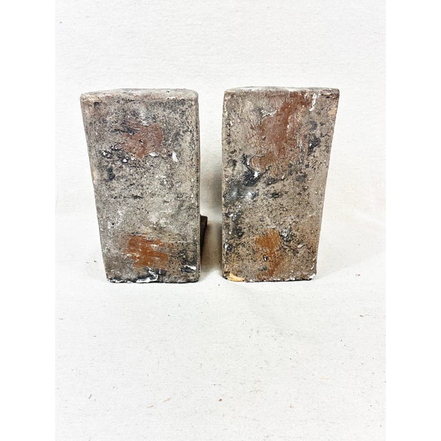 Rustic Vintage Weathered Equestrians Style Horse Bookends-a Pair For Sale - Image 3 of 6