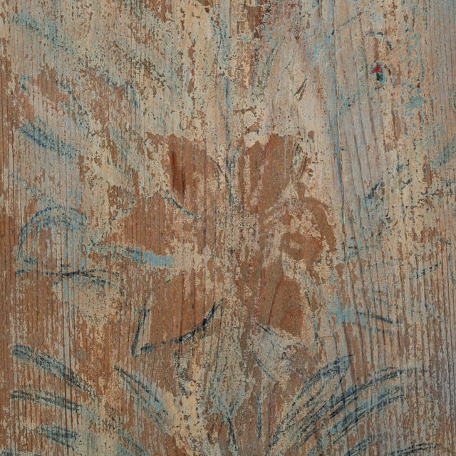 1820s Swedish Gustavian Wood Patinated Corner Cabinet For Sale - Image 10 of 18