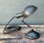 Dark Green Vintage Industrial Articulated Desk Lamp With Clip For Sale - Image 8 of 12