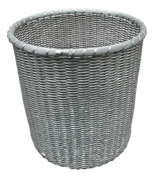 Office Trash Can attributed to Maria Pergay, 1970s