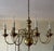 Brass Late 20th Century Large Eight Light Brass Chandelier in the Dutch Queen Anne Style For Sale - Image 8 of 8