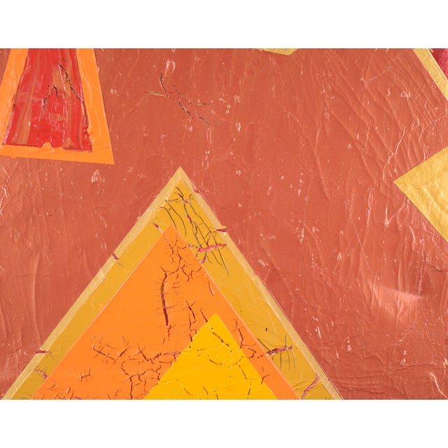 Abstract Colorful Squares #3 by Marc Foster Grant For Sale - Image 3 of 5