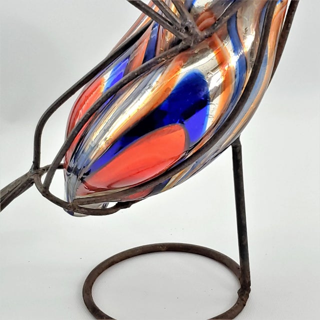 Sculpture Mercury Glass Hummingbird Bird For Sale - Image 13 of 13