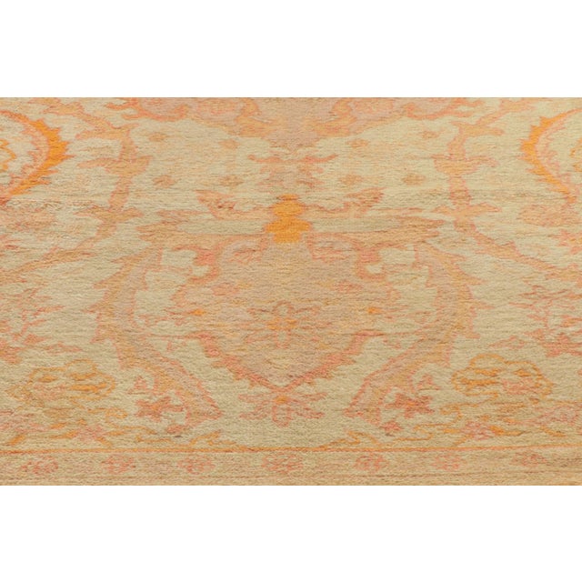 Late 19th Century Antique Turkish Oushak Rug, 10'02 X 14'07 For Sale In Dallas - Image 6 of 12