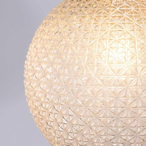 Diamond Opaque Pendant Glass Lamps, 1950s For Sale - Image 12 of 18