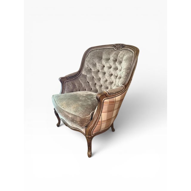 Hancock & Moore Louis XV Style Bergère Chair For Sale - Image 10 of 16