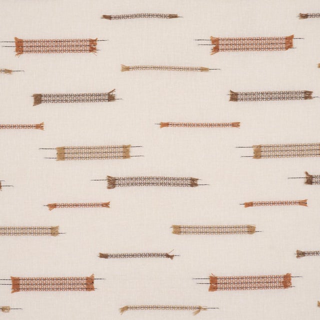 Traditional Schumacher Elysia Sheer Fabric In Neutral For Sale - Image 3 of 5