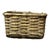 Wood Large Vintage Grape Harvest Log Basket, 1920s For Sale - Image 7 of 7