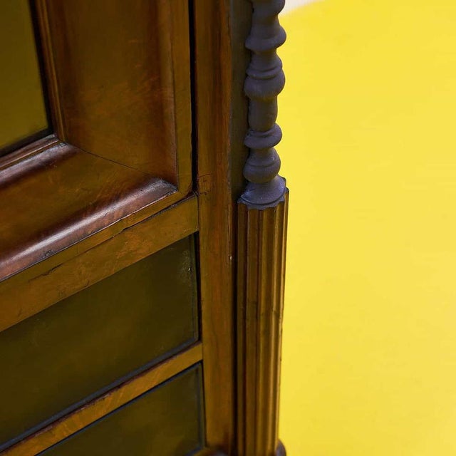 Antique Wooden Display Cabinet For Sale - Image 10 of 18