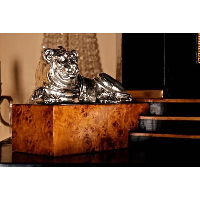 20th Century Empire Style Courtly Lion Secretaire For Sale - Image 10 of 11