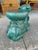 Turquoise Terracotta Camel Garden Stool For Sale - Image 4 of 7
