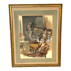 WWII Private Theater: Gay American Soldier in Reflection