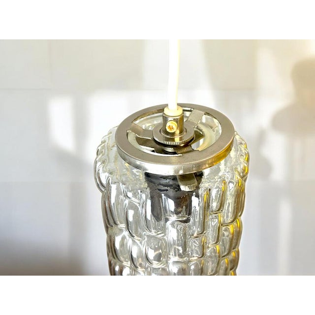 Mid-Century Modern Bubble Glass Hanging Lamp in style of Helena Tynell, 1960s For Sale - Image 4 of 8