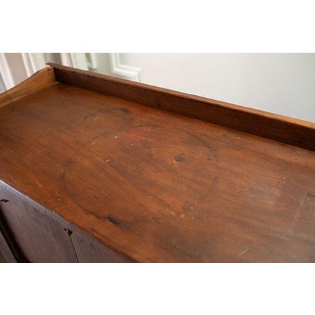 18th Century American Pie Safe With Pierced Tin Panels For Sale - Image 9 of 12