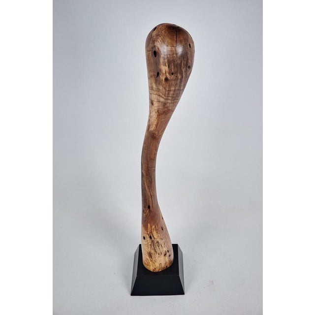 Still Stand Abstract Wood Sculpture by Logniture For Sale - Image 11 of 17